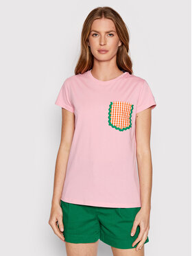 MC2 Saint Barth MC2 Saint Barth T-Shirt Nadir P NADI002 03281B Różowy Regular Fit
