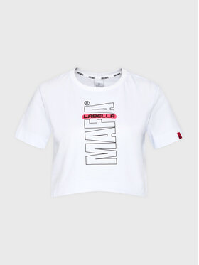 LaBellaMafia LaBellaMafia T-shirt 25870 Bijela Regular Fit