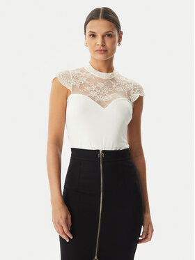 Rinascimento Rinascimento Body CFC0127525003 Weiß Slim Fit