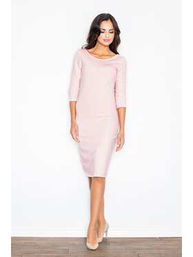 FIGL FIGLFIGL Vestito M301 Rosa Regular Fit