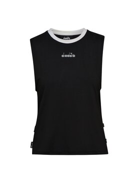 Diadora Diadora Tank top DIADORA L. TANK BE ONE Czarny Regular Fit