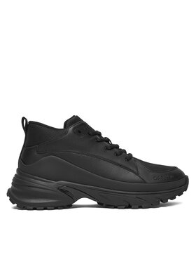 Calvin Klein Calvin Klein Sneakersy Hike Runner Mid Laceup Tech Mix YM0YM01418 Čierna