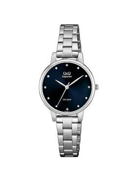 Q&Q Q&Q Zegarek S401-212 Srebrny