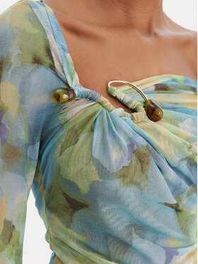 Bardot Bardot Blūze Marisol 60306TB Zaļš Slim Fit