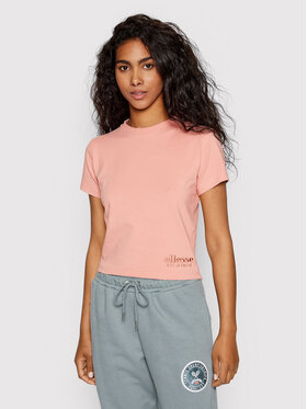 Ellesse Ellesse T-Shirt Dropper Crop SGM14157 Różowy Regular Fit