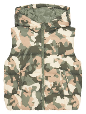 United Colors Of Benetton United Colors Of Benetton Жилет 2FORGJ00P Зелений Regular Fit