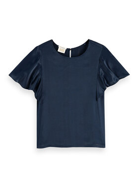 Scotch & Soda Scotch & Soda Блуза 168667 Черен Regular Fit
