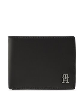 Tommy Hilfiger Tommy Hilfiger Duży Portfel Męski Th Modern Lea Mini Cc Wallet Czarny