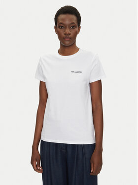 KARL LAGERFELD KARL LAGERFELD T-Shirt A1W17019 Weiß Regular Fit