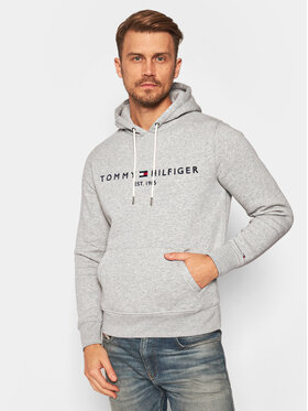 Tommy Hilfiger Tommy Hilfiger Džemperis Core Logo MW0MW10752 Pilka Regular Fit