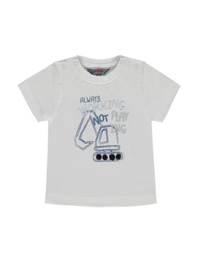 Kanz Kanz T-Shirt 1832491-1000 Biały Basic Fit