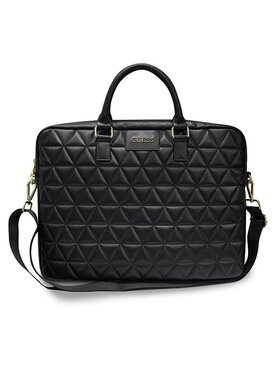 Guess Guess Torba na laptopa Quilted Czarny