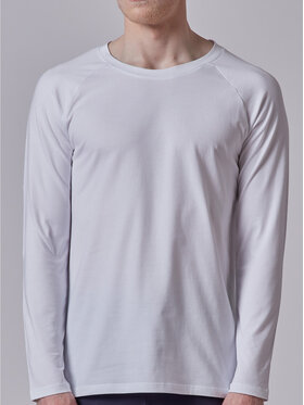 Skiny Skiny Longsleeve 080509 Biały Regular Fit