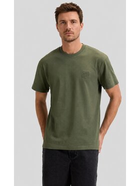 Lee Lee T-Shirt Workwear Essential Tee Zielony Relaxed Fit