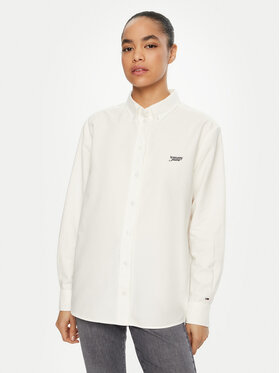 Tommy Jeans Tommy Jeans Koszula DW0DW19358 Biały Relaxed Fit