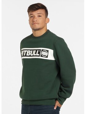 PITBULL PITBULL Bluza Sherwood Zielony Regular Fit