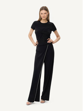 KMX KMX Spodnie materiałowe 809940007 Czarny Straight Fit