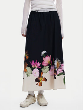 Desigual Desigual Fustă trapez Lindo 25SWFW18 Negru Regular Fit