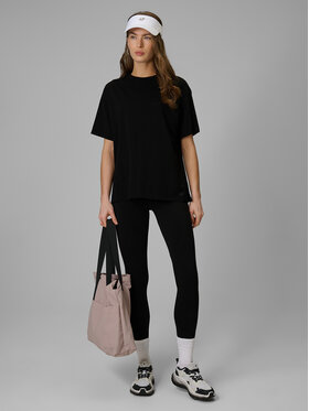4F 4F Legginsy BASIC+ Czarny Slim Fit