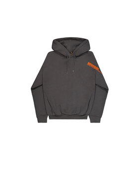 Alpha Industries Alpha Industries Bluza Flock Logo Hoodie Szary Relaxed Fit