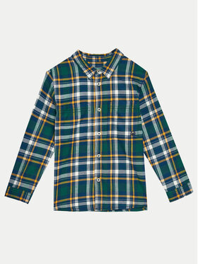 United Colors Of Benetton United Colors Of Benetton Marškiniai 5LQHGQ024 Žalia Relaxed Fit