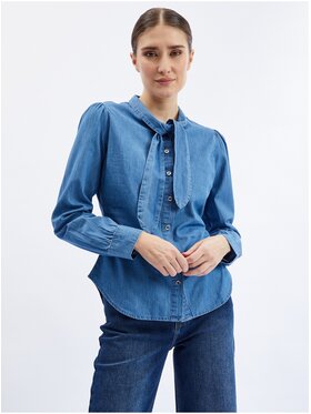 Orsay Orsay Koszula jeansowa 663656547000__40 Niebieski Regular Fit