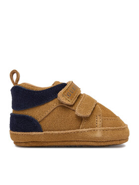 Guess Guess Mehki čeveljčki za dojenčke CEO-CM251231-1 Svetlo rjava