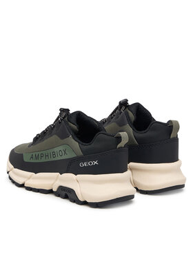 Geox Geox Sneakers J Flexyper Plus Boy B Abx J46LCC 0FU50 C0498 M Verde închis