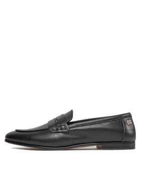 Tommy Hilfiger Loaferke Essential Leather Loafer FW0FW07769 Črna