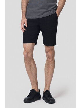 Lancerto Lancerto Szorty materiałowe Vaasa SZO082125000007 Czarny Regular Fit