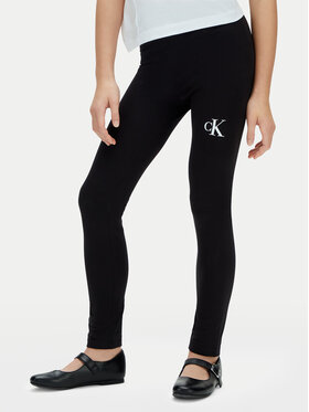 Calvin Klein Jeans Calvin Klein Jeans Leggings LVCKSJC26G Fekete Slim Fit