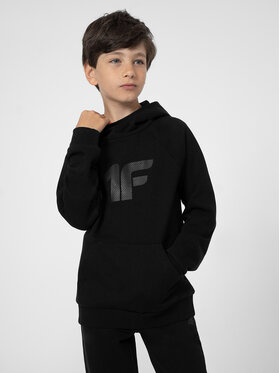 4F 4F Sweatshirt 4FJSS23TSWSM220 Schwarz Regular Fit