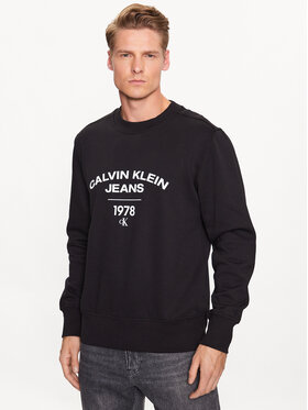 Calvin Klein Jeans Calvin Klein Jeans Džemperis J30J324210 Juoda Regular Fit