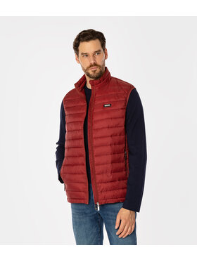 Lee Cooper Lee Cooper Kamizelka DIEGO Czerwony Regular Fit