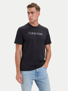 Calvin Klein Calvin Klein T-Shirt 30s Logo Graphic LV04LH800G Czarny Regular Fit