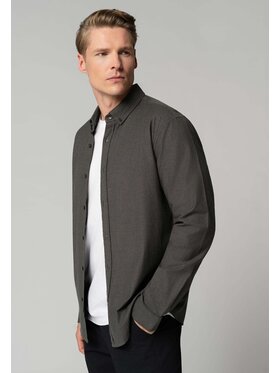 Volcano Volcano Koszula K-MAGNETIC Szary Regular Fit