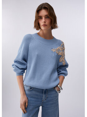 Liu Jo Liu Jo Maglione CA6043MS042C3973 Celeste Regular Fit