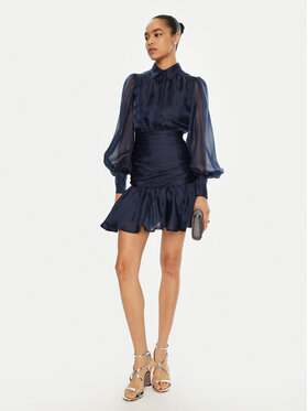 BARDOT BARDOT Coctailkleid 59720DB Dunkelblau Regular Fit