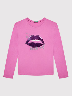 United Colors Of Benetton United Colors Of Benetton Блузка 3096C107D Рожевий Regular Fit