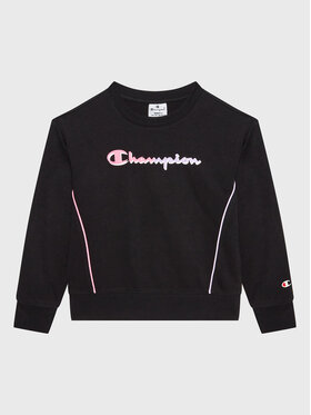 Champion Champion Majica dugih rukava 404666 Crna Regular Fit