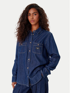 Guess Jeans Guess Jeans Jeanshemd W5YH37 D5M8D Dunkelblau Regular Fit