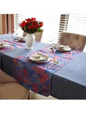 Roseberry Home Roseberry Home Obrus Seaweed Niebieski