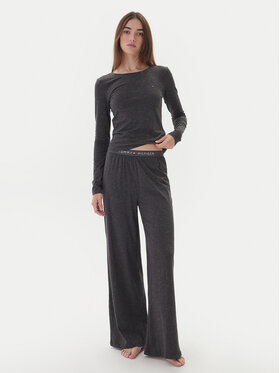 Tommy Hilfiger Tommy Hilfiger Піжамні штани UW0UW06230 Сірий