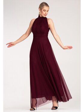 FIGL FIGL Abito da sera M1173 Bordeaux Flared Fit