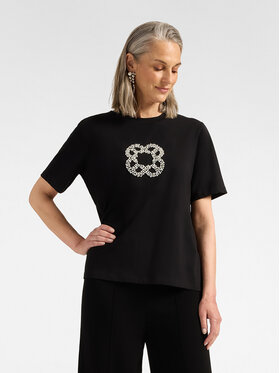 Elena Mirò Elena Mirò T-shirt G043Z000693N033 Nero Regular Fit