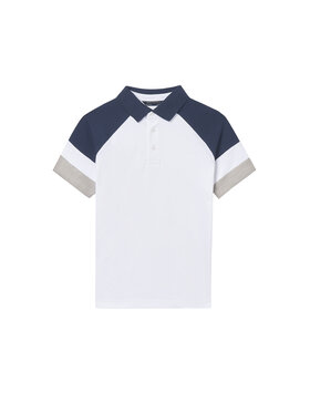 Mayoral Mayoral Polokošeľa 6165 Biela Regular Fit