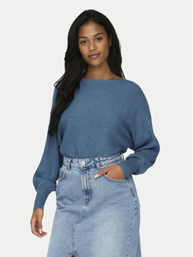 ONLY ONLY Pulover Adaline 15226298 Albastru Relaxed Fit