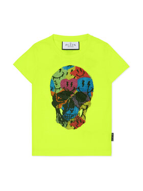 PHILIPP PLEIN PHILIPP PLEIN T-shirt 27817 Giallo Regular Fit