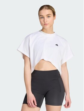 adidas adidas T-krekls Primelift Workout Graphics T-Shirt KV1570 Balts Regular Fit