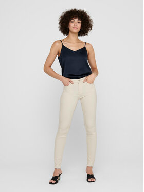 ONLY ONLY Džinsai 15218655 Écru Skinny Fit